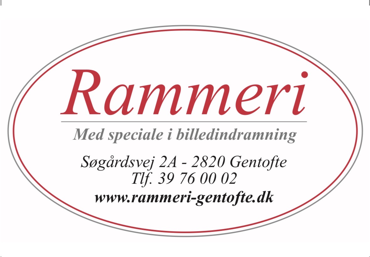 Rammeri Gentofte logo — med speciale i billedindramning